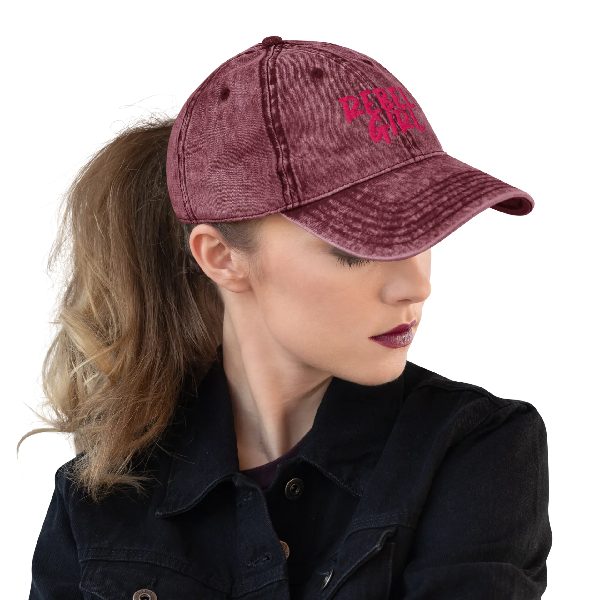 Vintage Cap REBEL GIRL Vintage Cotton Twill Cap - immagine 4